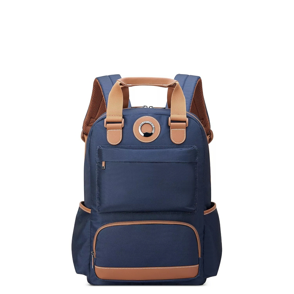 Stylish Navy and Tan Backpack